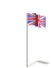 Flag Of The United Kingdom In The Wind Clip Art